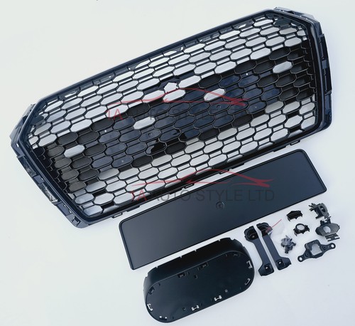 Rs4 gloss black - honeycomb, mesh