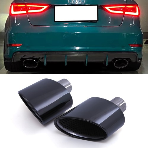 Oval exhaust tailpipe - exhaust, gloss