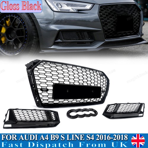 Front bumper grille fog - front,