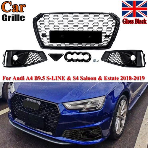 Front honeycomb grille rs4 - grille,