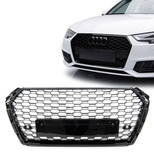 Front grille gloss black - front,