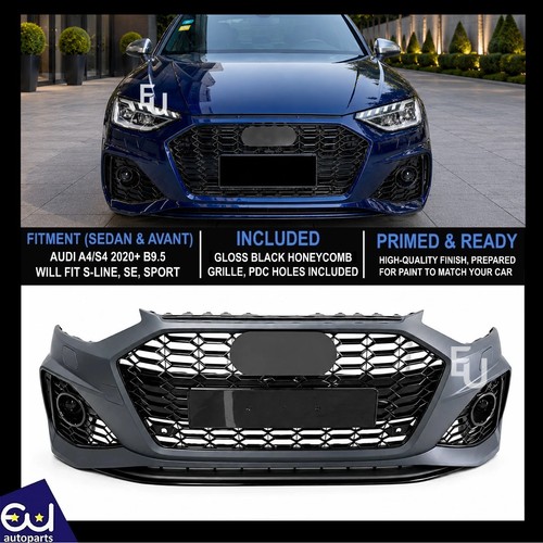 Rs4 conversion front bumper - front,