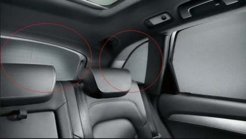 Audi sun shade blind set - shade,